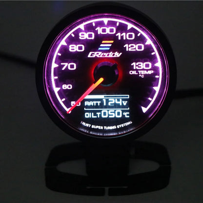 62mm GReddi  Water Temp Gauges LCD Digital Display Turbo Boost Oil Pressure Air Fuel Ratio Exhaust Fuel Volta Rpm Racing Meter