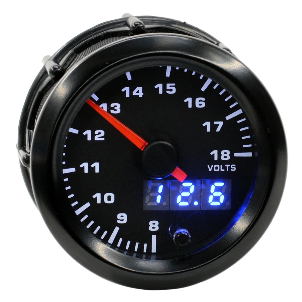 Dragon 52mm Car 7 Colors LED   Dual Display Boost Water Oil Temp Pressure Meter Volt Air Fuel Ratio EGT Gas Tachometer RPM Gauge