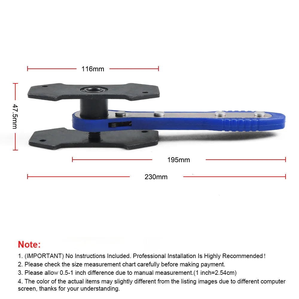 Red Blue Car Ratchet Brake Piston Spreader Caliper Pad Portable Install Tool Press