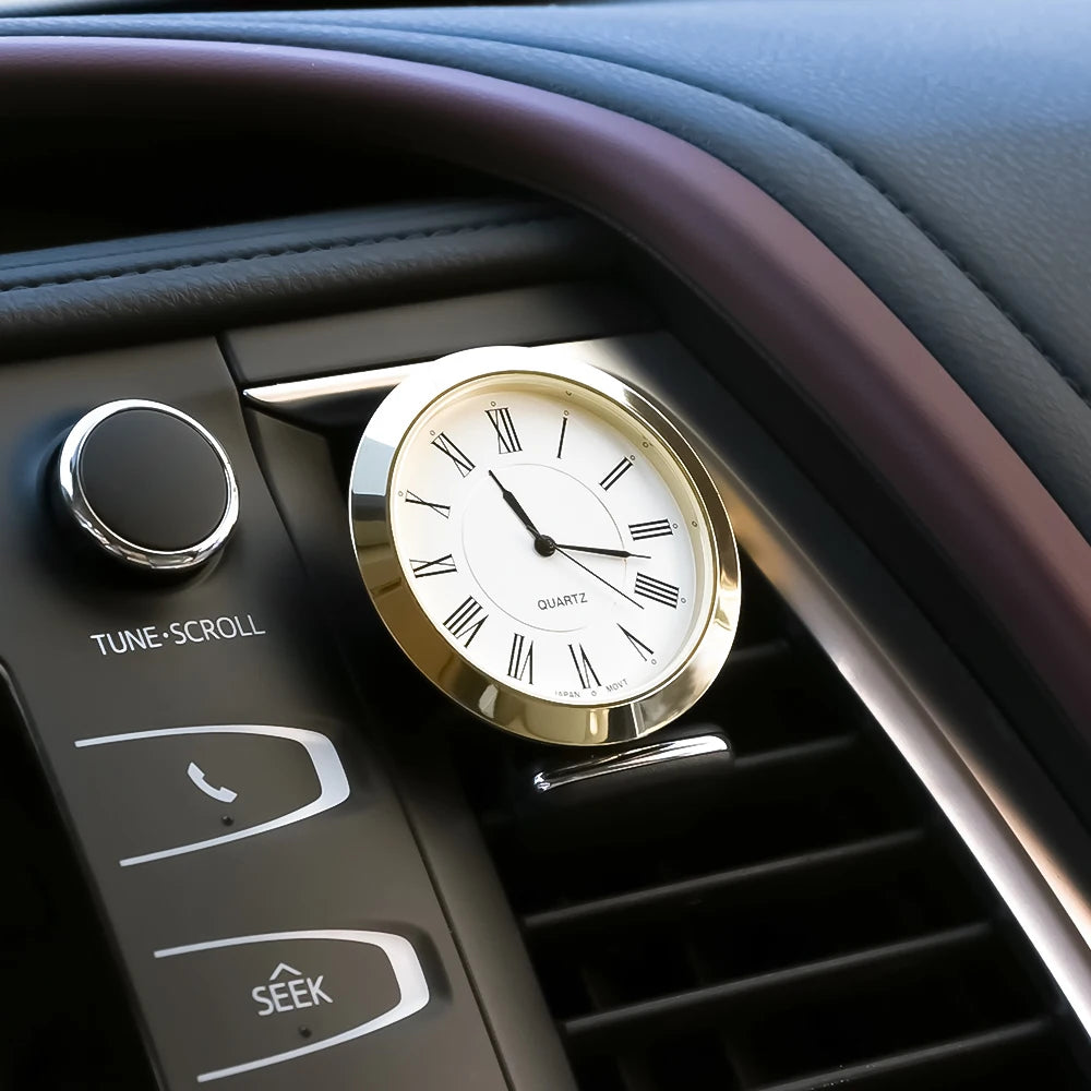 Car Ornament Electronic Meter Clock Timepiece Car Interior Decoration Auto Sticker Watch Fashion Car-Styling Accessories Gift
