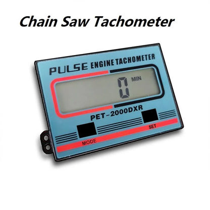 Car Engine Tachometer Handheld Digital Induction Chain Saw Tachometer for Chainsaw Lawnmowers Engine Timed in Minutes