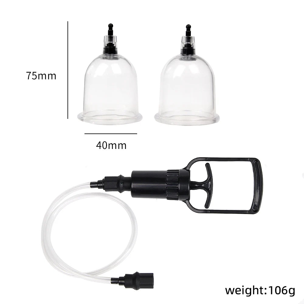 Female Breast Sucker Pussy Pump Enlarger Clitoris Clit Stimulator Nipple Vacuum Pump Adult Sex Toys For Women Nipple Clamps