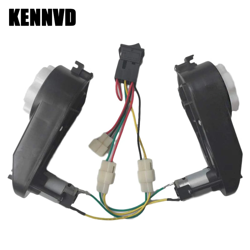 6V 12V 24V RS390 RS550 High Speed 2PCS Children Electric Ride on Car Vehicle Metal Steel Gear Motor Gearbox Engine Reducer Parts