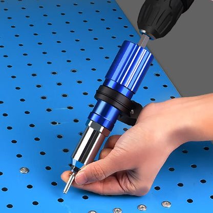 M3-M6 Electric Rivet Gun Adapter Riveting Tool Adapter Automatic Rivet Tool Rivet Nut Gun Accessory For Electric Drill