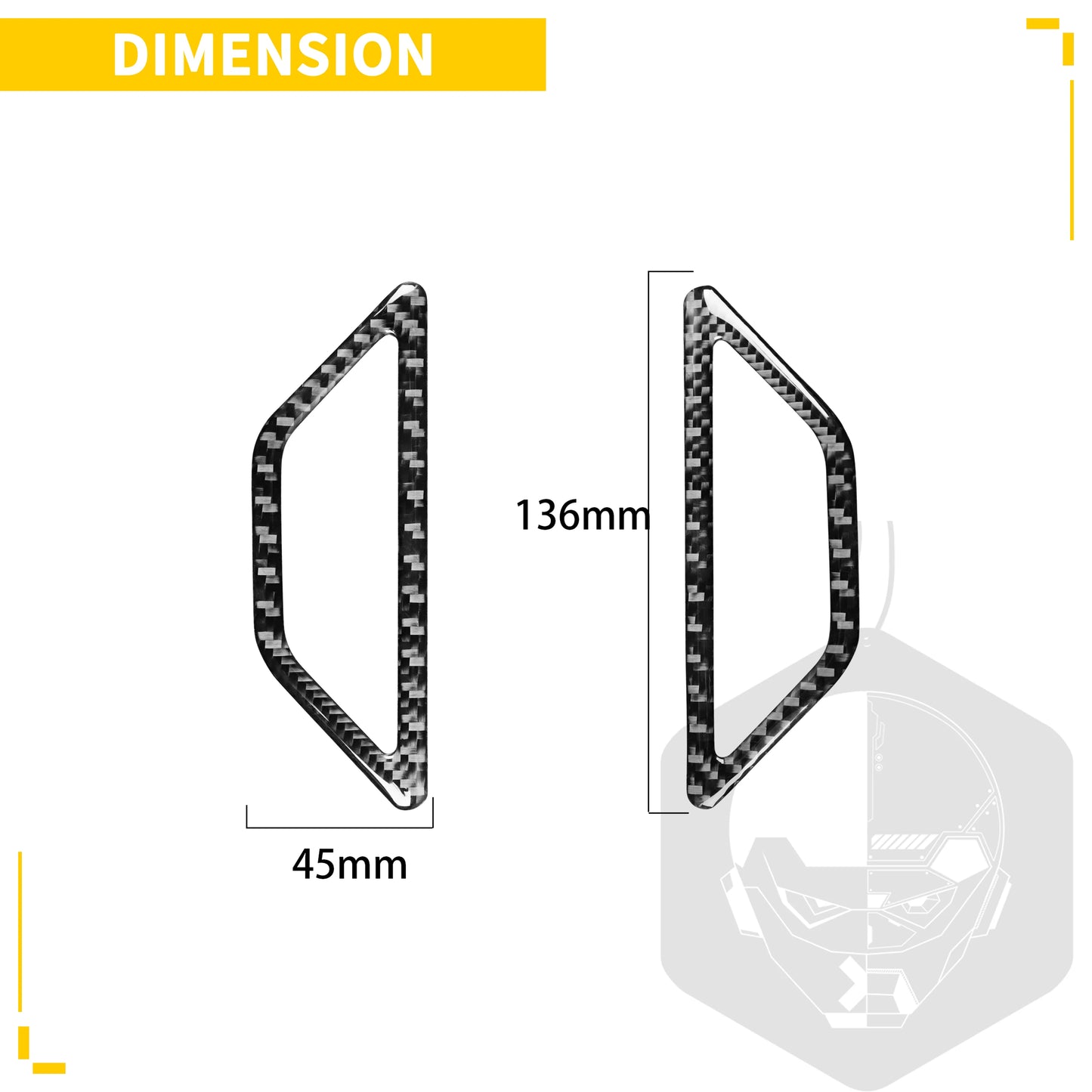 For Subaru BRZ Toyota 86 GT86 2017 2018 2019 Carbon Fiber Car Accessories Gear Shift Cup Holder Air Conditioning Trim Sticker