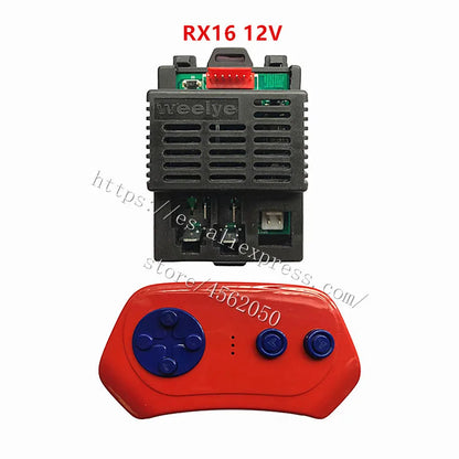 Weelye 6V 12V RX16 children's electric car remote control receiver,2.4G Bluetooth can ride on baby electric car receiver