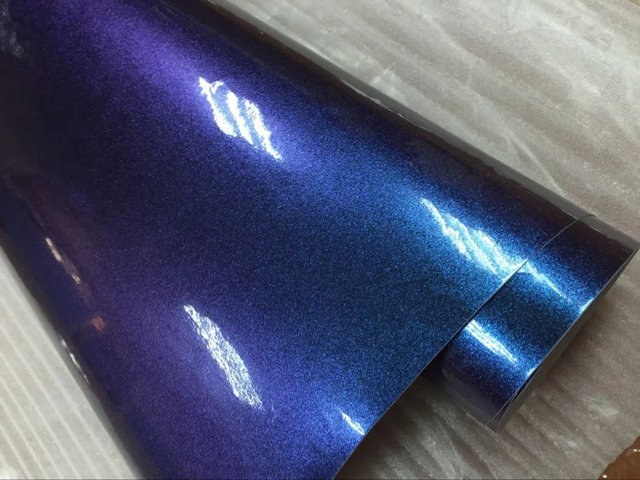 Premium Gloss Chameleon Pearl Glitter Metallic Green purple Vinyl Car Wrap Foil With Air Release Diamond Car Sticker Decal