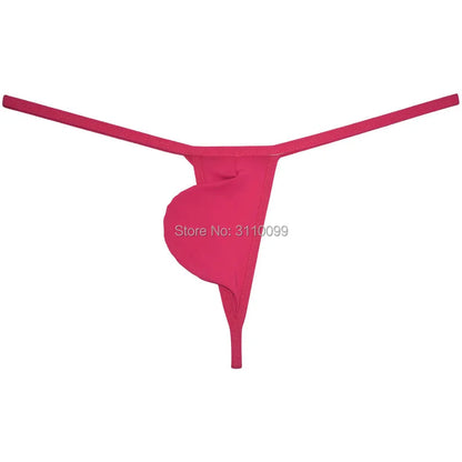 Men Super Soft Smooth T-back Underwear Mini Bikini Bulge Pouch Skinny Panties G-string Tangas