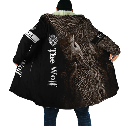 2021 Winter Mens Hooded cloak Raven Tattoo symbol 3D Printing Fleece wind breaker Unisex Casual Thick Warm Hood cloak PF16