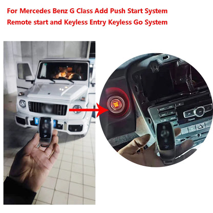 For Mercedes Benz G W463 Class 2004-2021 Push Start Stop Module Remote Starter System Keyless GO New Smart Key Car Accessories