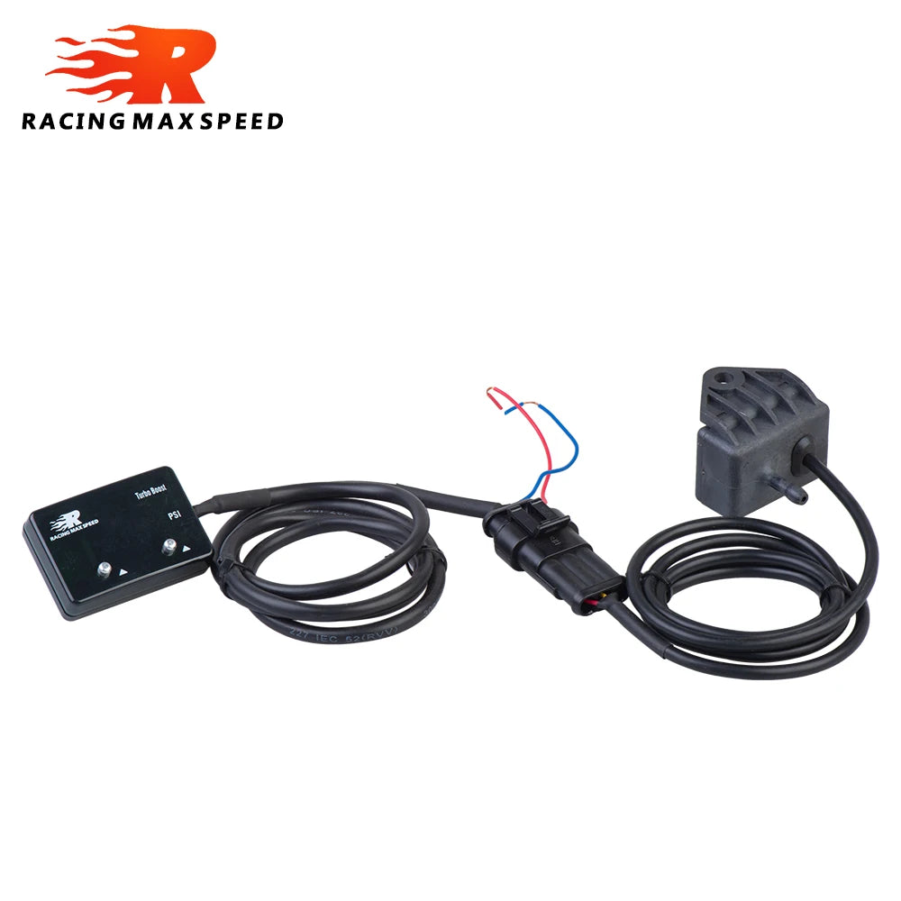 Wholesales 12v car Universal PSI turbo boost vacuum digital meter auto vacuum gauge meter Skyline WRX Evo MPS GTR STI XR6 FPV