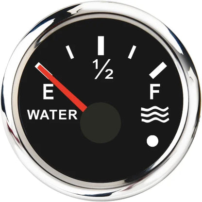 Car Marine Boat Boost Alarm Gauge 2‘’52mm Oil pressure Meter Water Level Fuel Temperature 12V 24V Voltmeter Accessories Meter