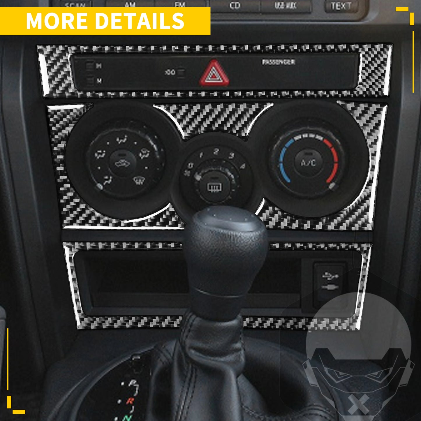 For Subaru BRZ Toyota 86 GT86 2017 2018 2019 Carbon Fiber Car Accessories Gear Shift Cup Holder Air Conditioning Trim Sticker