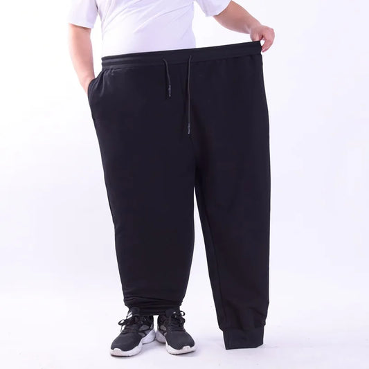 Solid Baggy men pants Super Loose Elastic Harem Pants Cotton Sweatpants Casual Trousers Large Big Plus Size 10XL