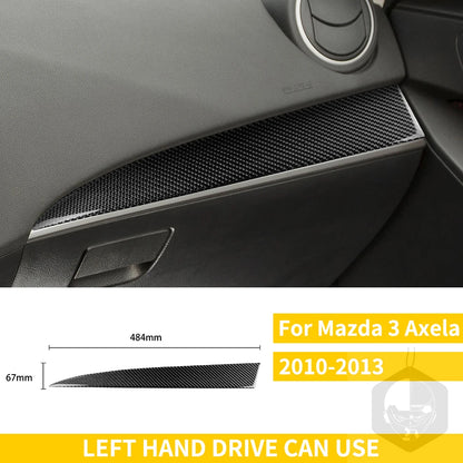 Whole Interior Stickers For Mazda 3 Axela 2010-2013 Carbon Fiber Car Accessories Dash Trim Gear Shift Console Cover Molding