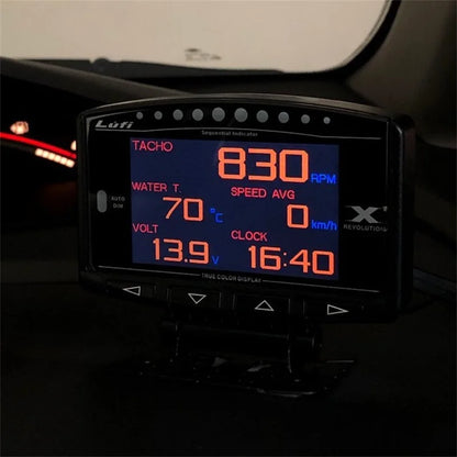 [Lufi X1] Revolution OBD OBD2 Smart Digital Multi Meter Gauge (International/English Version)