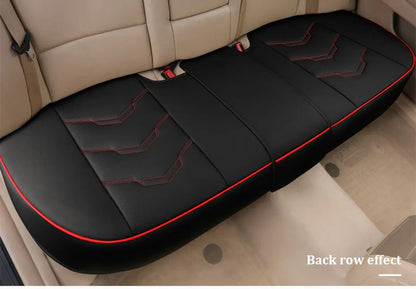 SEAMETAL Pu Leather Car Seat Cover Interior 5 Seater Cushion Protector Universal Four Seasons Automobile Seat Covers Accessories