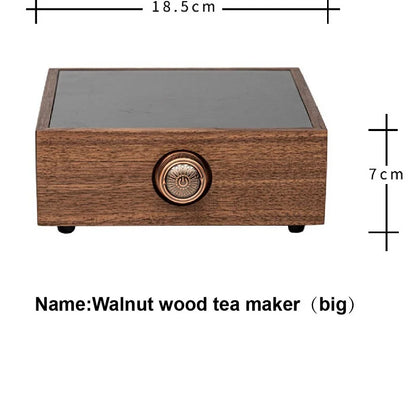 750W 1000W Electric Ceramic Stove Tea Maker Walnut Wood Tea Maker Electric Tea Stove Electric Tea Set Smart Tea Stove