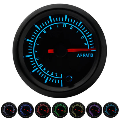2" 52mm 7 Colors LED Boost/Water temp/Oil temp/Oil pressure/Voltmeter/Air fuel ratio/EGT/Tachometer RPM Car Gauge +Gauge Pods