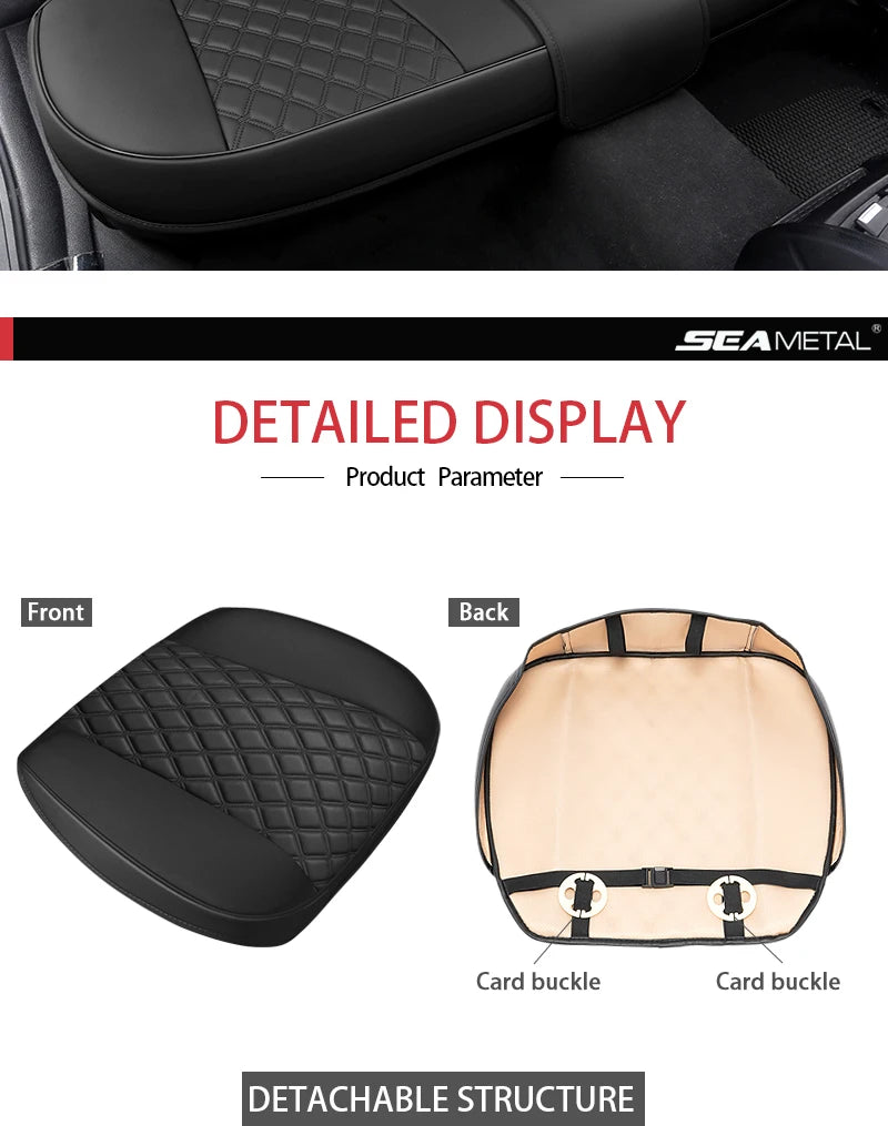 Four Seasons Universal Car Seat Cover Luxury PU Leather Car Seat-cover Cushion Protector Mat For Most Car Sedan SUV&Hatchback
