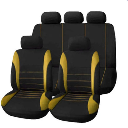 2/5Seats Fabric Car Seat Covers For Peugeot 508 207 307 407 3008 206 2008 208 sw 308 107 301 408 5008 4008 Rifter Traveller RCZ