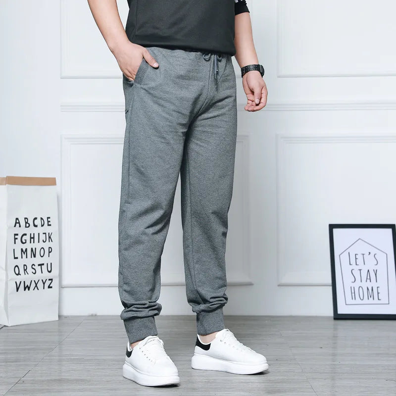 Solid Baggy men pants Super Loose Elastic Harem Pants Cotton Sweatpants Casual Trousers Large Big Plus Size 10XL