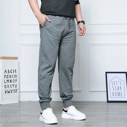 Solid Baggy men pants Super Loose Elastic Harem Pants Cotton Sweatpants Casual Trousers Large Big Plus Size 10XL