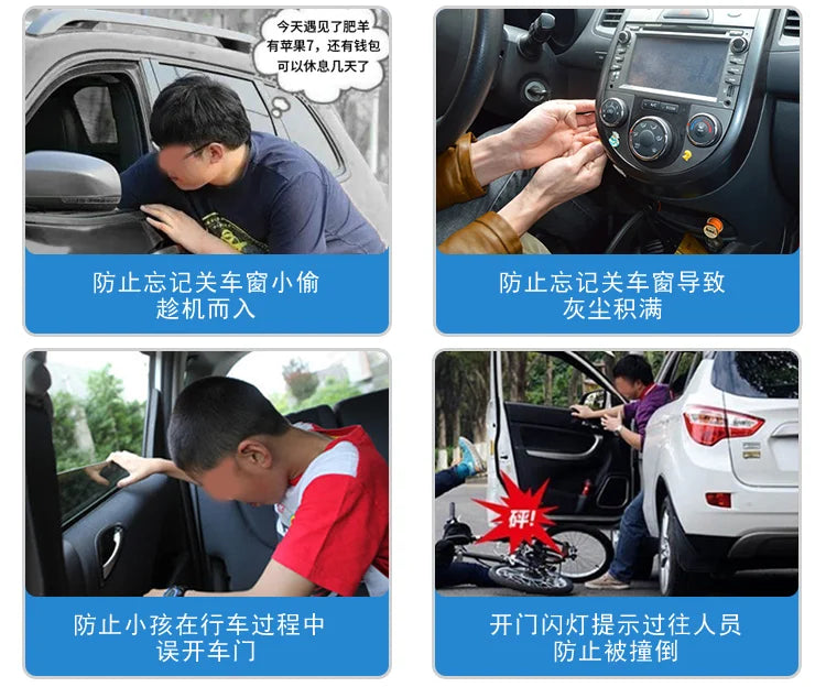 Intelligent window closer for Toyota Sienna folding Auto Window Closer Open rearview mirror automatic lock device  OBD Car lock