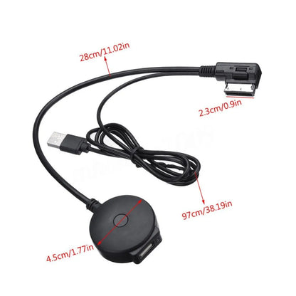 Car Bluetooth AUX Receiver USB Cable Adapter for VW Audi 2G 3G MMI Systems A4 A5 A6 Q5 Q7 Audio Media Input AMI MDI Interface