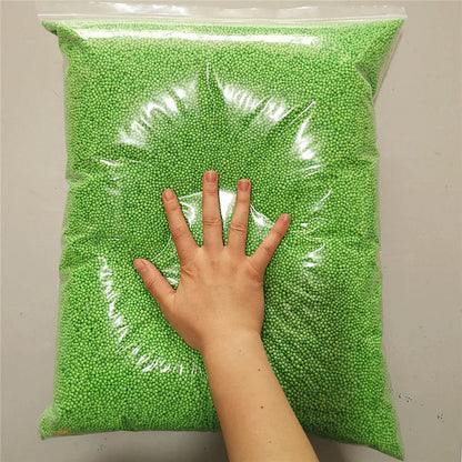12L DIY Snow Mud Particles Accessories Slime Balls Small Tiny Foam Beads For Floam Filler For DIY Supplies 2-4mm