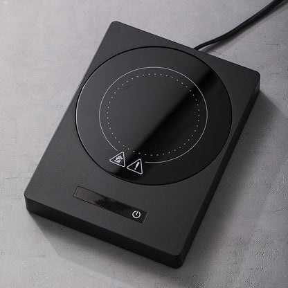 200W Cup Heater Mug Warmer 100°C Hot Tea Makers Warmer Coaster 5 Gear Cup Heaters Coffee Milk Tea Heating Pad 110V/220V