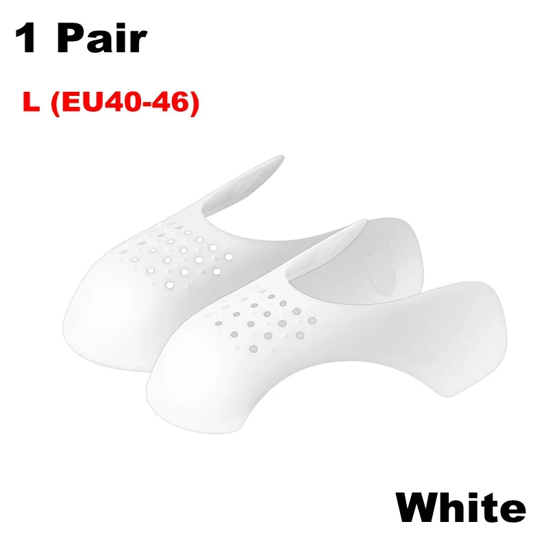 Crease Protector Shoe Anti Crease Bending Crack Toe Cap Support Shoe Stretcher Lightweight Keeping Shield Sneakers winter care