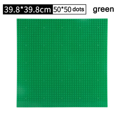 32*32 50*50 Dots Classic Base Plates Blocks DIY Small Size City Road Bricks Baseplates Construction Building Toys For Kids Gifts