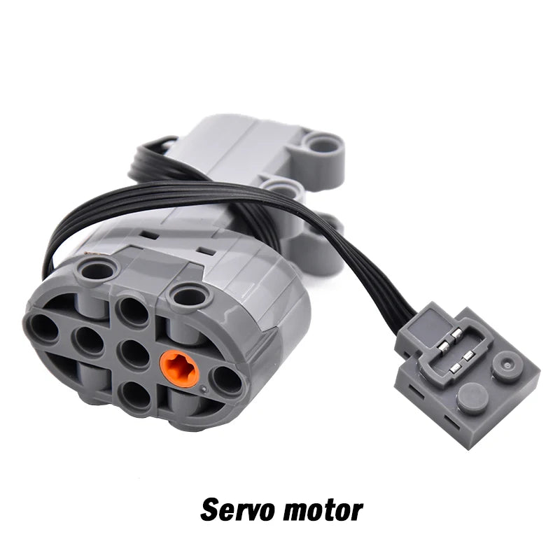 MOC High-Tech Power Functions Servo Motor Polarity Switch Light Set IR Speed Remote Control Receiver Battery Box DIY toys