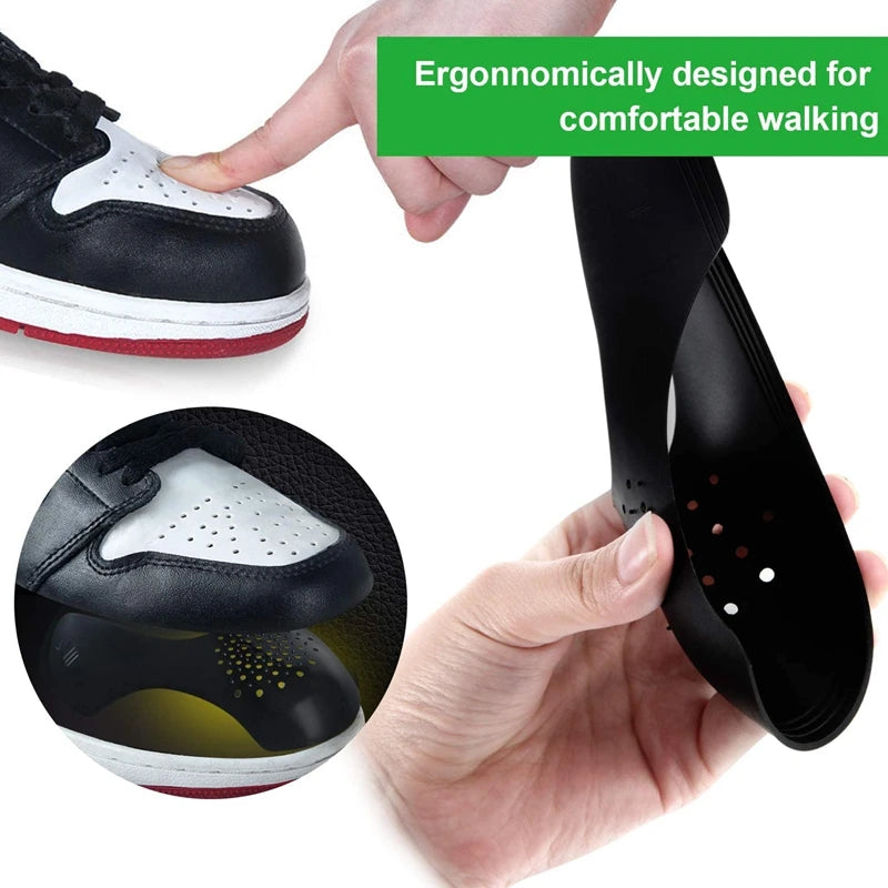 Crease Protector Shoe Anti Crease Bending Crack Toe Cap Support Shoe Stretcher Lightweight Keeping Shield Sneakers winter care