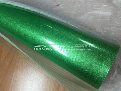 12/30/50/58X100CM/LOT FOR CHOICE Premium Blue High glossy diamond vinyl wrap film with air free bubble