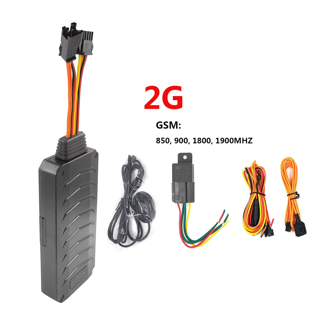 Global 2G 3G 4G Moto Car GPS Tracker SOS Voice Cut Off Oil Towed Away ACC status Alarm Super GSM GPS Antenna Tracking Locator
