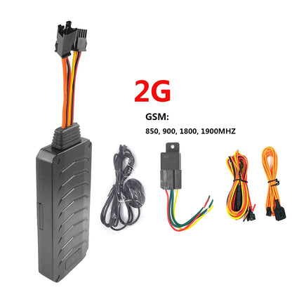 Global 2G 3G 4G Moto Car GPS Tracker SOS Voice Cut Off Oil Towed Away ACC status Alarm Super GSM GPS Antenna Tracking Locator