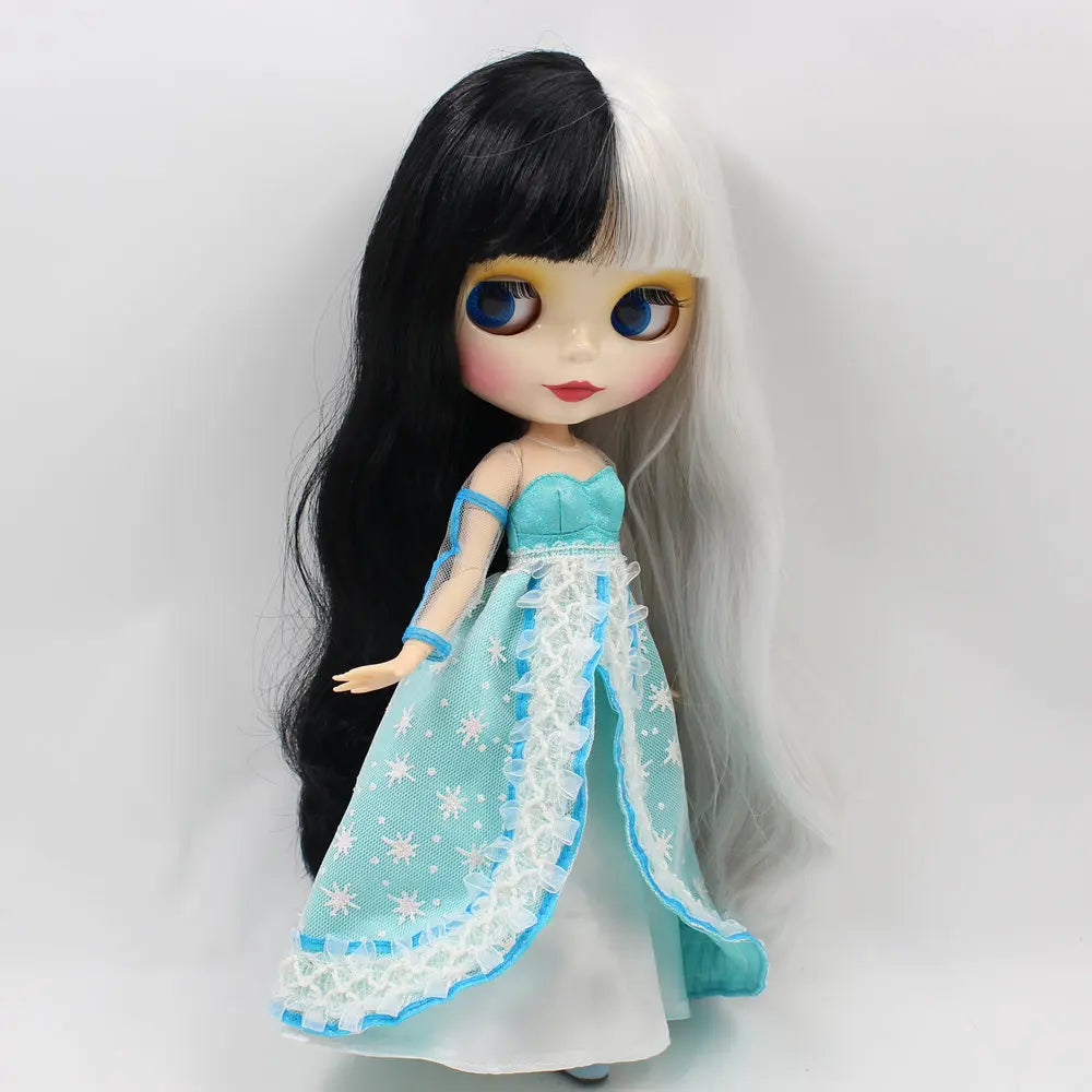 ICY DBS Blyth Doll Series Yin-yang hair style like Sia white skin 1/6 BJD ob24 anime cosplay