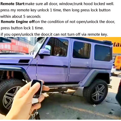 For  Benz 2006-2008 S W221 Add Car Push Keyless Start Stop Remote Starter  Keyless Entry System New Remote Key Car Products