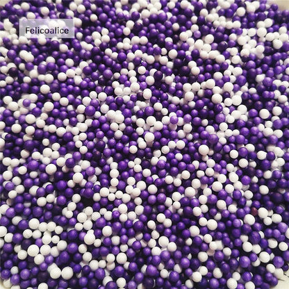 12L DIY Snow Mud Particles Accessories Slime Balls Small Tiny Foam Beads For Floam Filler For DIY Supplies 2-4mm