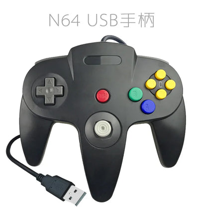 USB Wired Gamepad N64 Joystick Gamepad Controller for Mac Computer PC Handle USB Gamepad