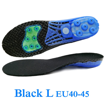 Spring Silicone gel insoles Orthopedic shoes sole insoles for feet Sports insoles Shock Absorption Arch Support Running Shoe Pad