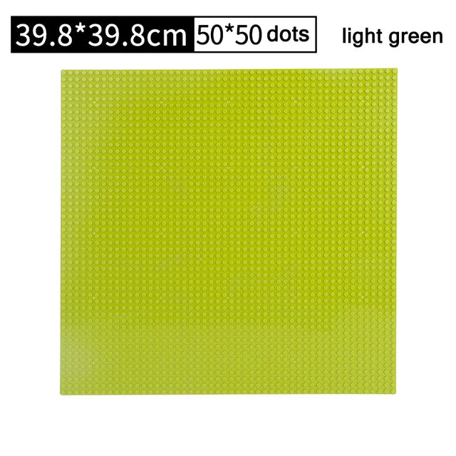 32*32 50*50 Dots Classic Base Plates Blocks DIY Small Size City Road Bricks Baseplates Construction Building Toys For Kids Gifts