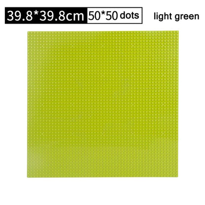 32*32 50*50 Dots Classic Base Plates Blocks DIY Small Size City Road Bricks Baseplates Construction Building Toys For Kids Gifts