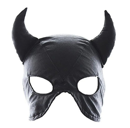 Leather Padded Hood Mask Blindfold Head Restraint Harness Mask, BDSM Bondage Gimp,Sexy Costume