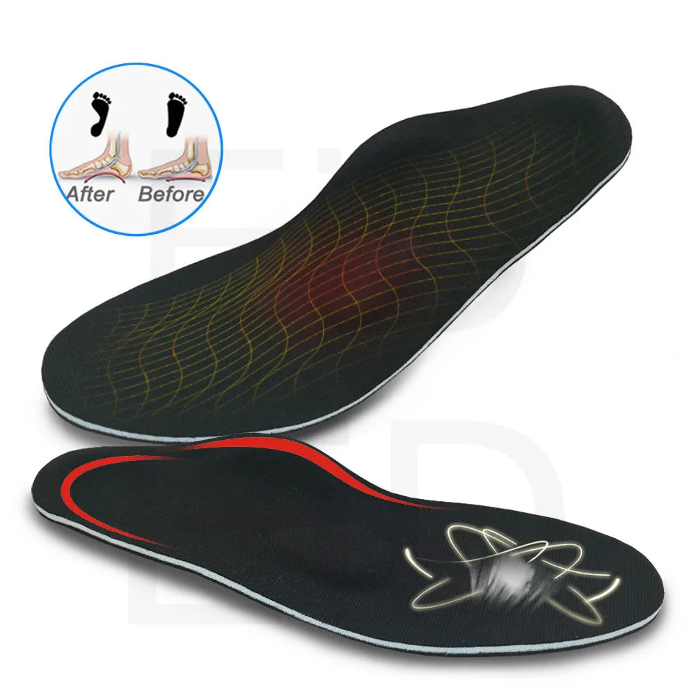 EiD Severe Flat feet insoles EVA Orthotic Arch Support Inserts Orthopedic Shoes Insoles Heel Pain Plantar Fasciitis Men Woman