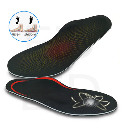 EiD Severe Flat feet insoles EVA Orthotic Arch Support Inserts Orthopedic Shoes Insoles Heel Pain Plantar Fasciitis Men Woman
