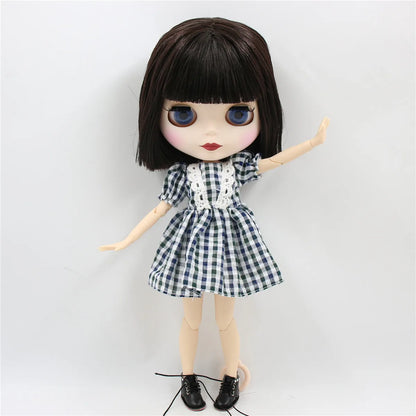 ICY DBS Blyth doll 1/6 bjd joint body short brown hair matte face 30cm toy girls gift anime