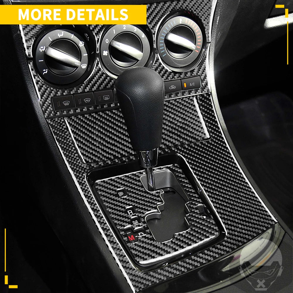 Whole Interior Stickers For Mazda 3 Axela 2010-2013 Carbon Fiber Car Accessories Dash Trim Gear Shift Console Cover Molding
